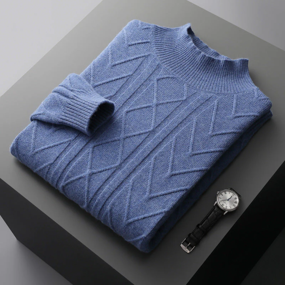 Mizar Patterned Cashmere Sweater