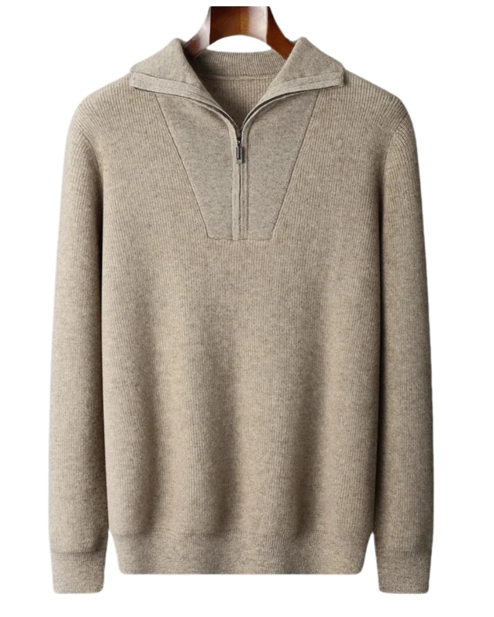 Portofino Cashmere Half Zip Sweater